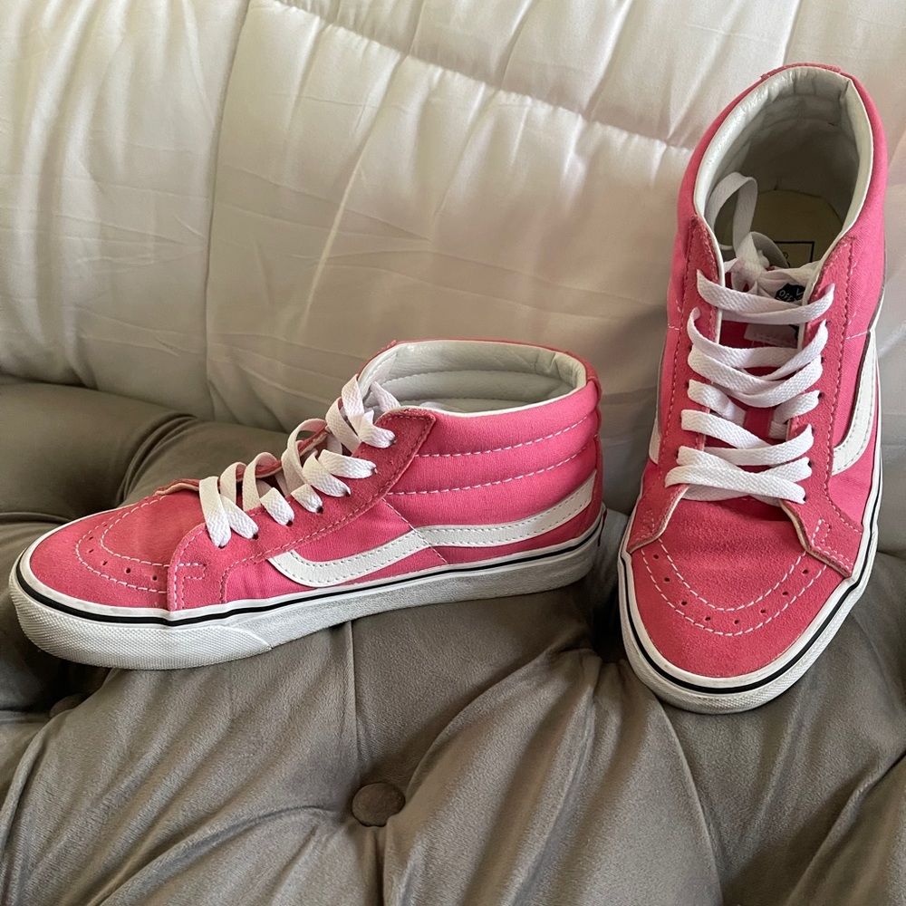 Vans mid pink